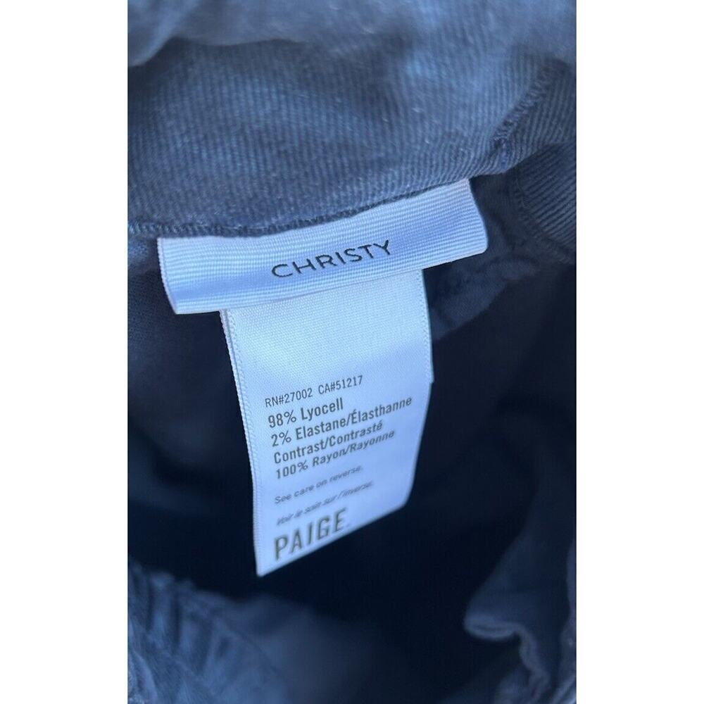 PAIGE Christy Pants Women's Size 34 Navy Blue COLOR#:W5395 BZ - Picture 3 of 5